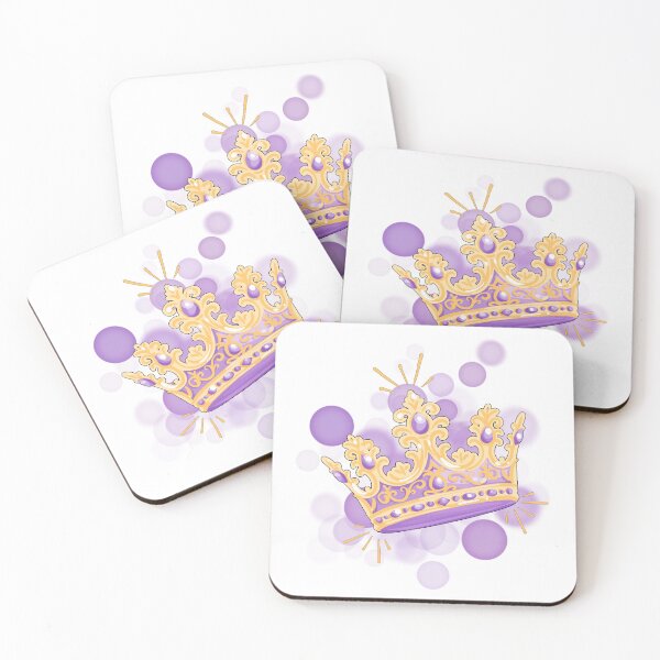Item preview, Crown in Purple Tones - Cute Illustration designed and sold by iamKRUK.
