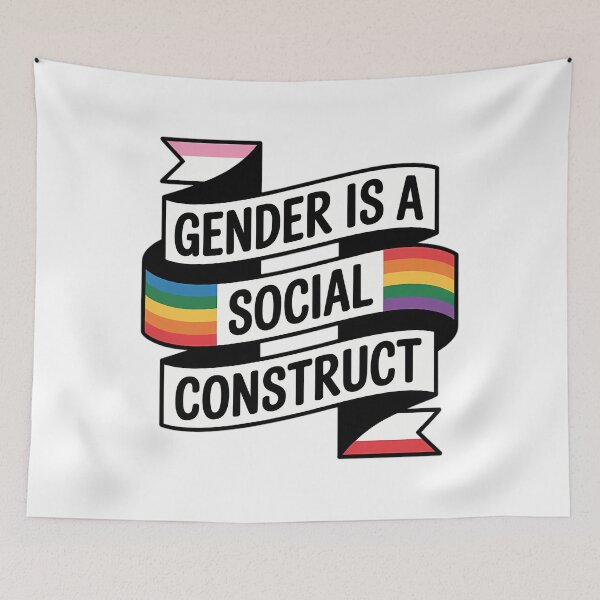 Item preview, Gender is a Social Construct designed and sold by papertaless.
