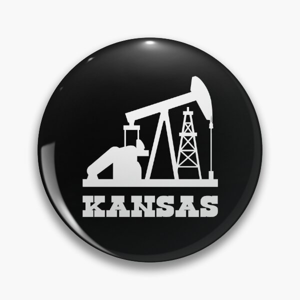 Item preview, Kansas Oilfield Pumpjack Design designed and sold by RetroMaritalArt.
