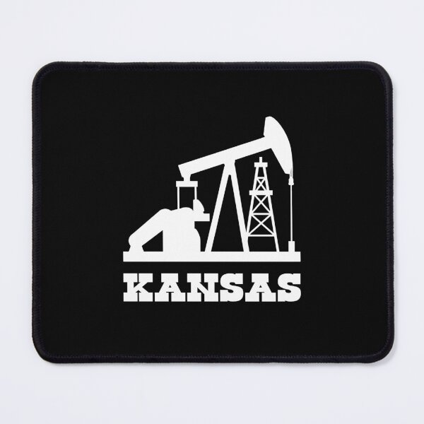 Item preview, Kansas Oilfield Pumpjack Design designed and sold by RetroMaritalArt.