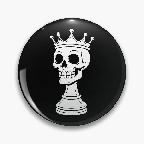 Item preview, Chess King Skeleton Design designed and sold by RetroMaritalArt.