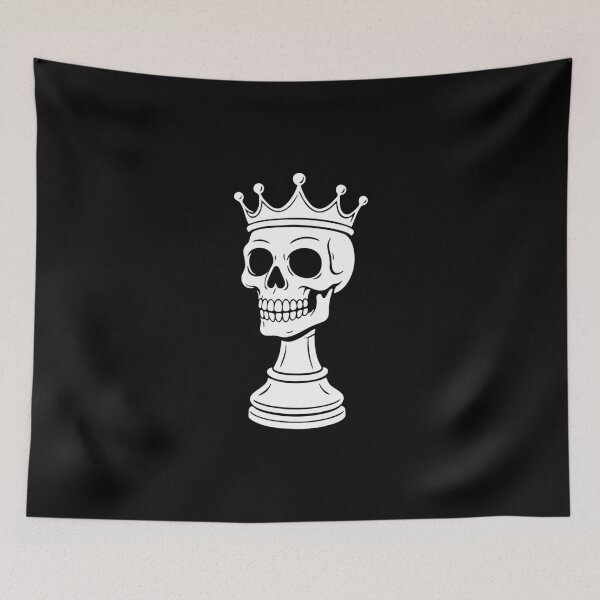 Item preview, Chess King Skeleton Design designed and sold by RetroMaritalArt.