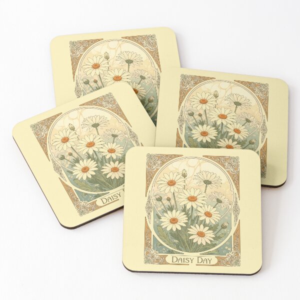 Item preview, Art Nouveau Daisy Dreams designed and sold by taiche.