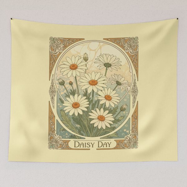 Item preview, Art Nouveau Daisy Dreams designed and sold by taiche.