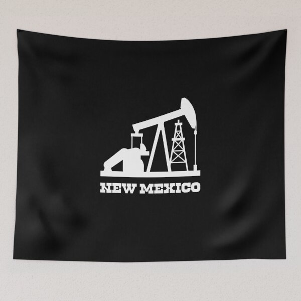 Item preview, New Mexico Oilfield Pumpjack Design designed and sold by RetroMaritalArt.