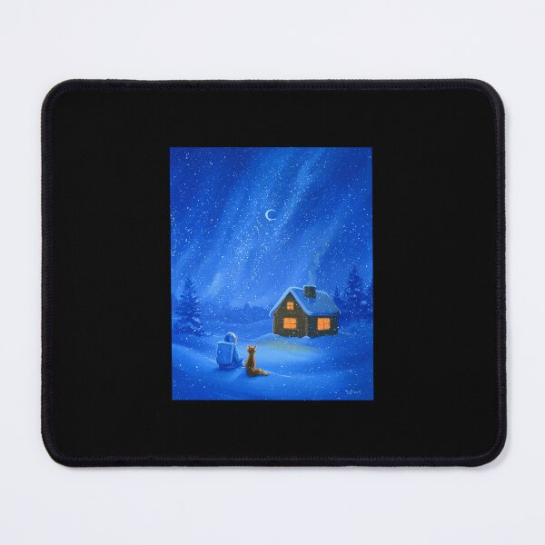 Item preview, Surreal Winter Cabin Dreamcore Art designed and sold by cxjrusdkc4.