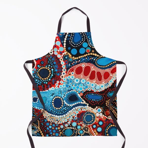 Item preview, Aboriginal Inspired Dot Art - Lava and Water Hubs designed and sold by GrinGalore.