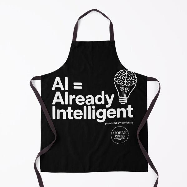 Item preview, AI Already Intelligent Powered By Curiosity Artificial Intelligence Brain Lightbulb Minimalist designed and sold by PhocoNibict.