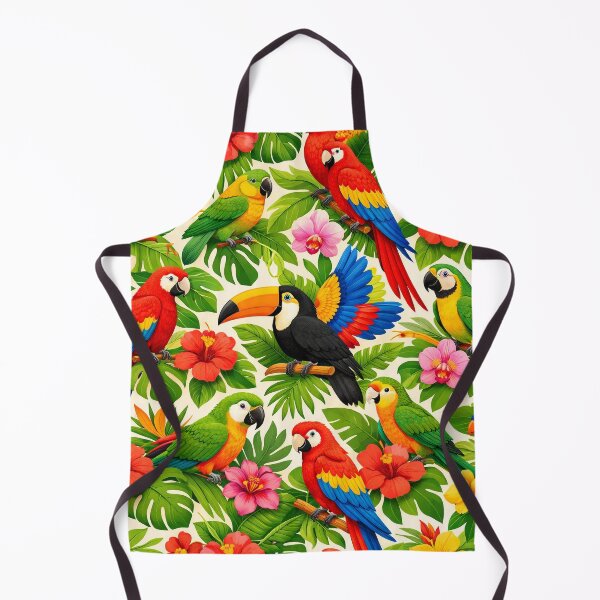 Item preview, Tropical Bird Seamless Pattern | Parrot & Toucan Jungle Design | Vibrant Summer Print designed and sold by OpenDreamArts.