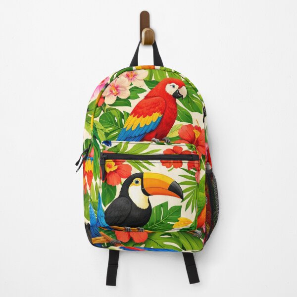 Item preview, Tropical Bird Seamless Pattern | Parrot & Toucan Jungle Design | Vibrant Summer Print designed and sold by OpenDreamArts.