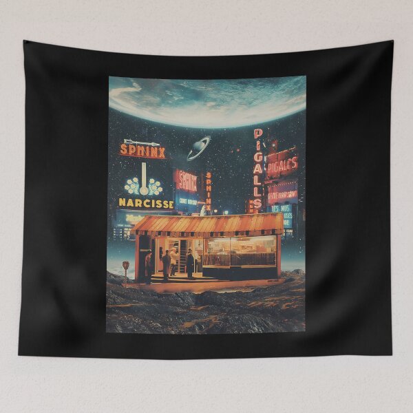 Item preview, Retro Sci Fi City Postcard Year 2347 designed and sold by cxjrusdkc4.