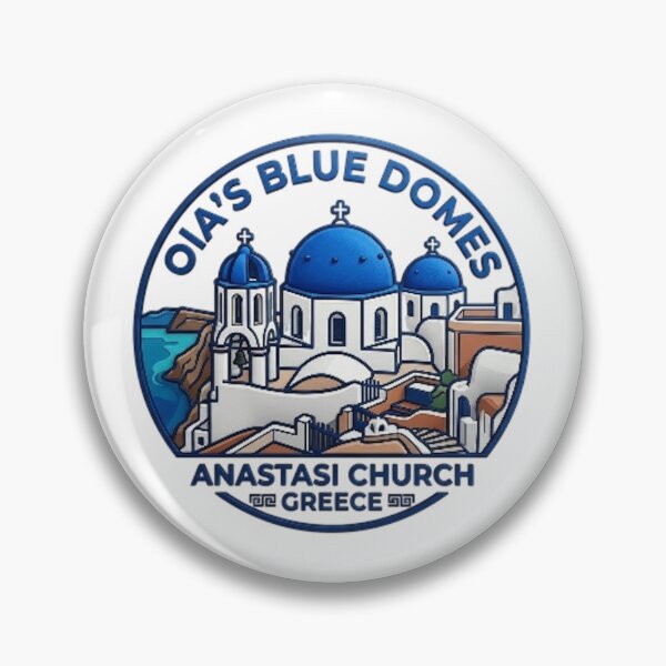 Item preview, OIA'S BLUE DOMES, ANASTASI CHURCH designed and sold by likbatonboot.