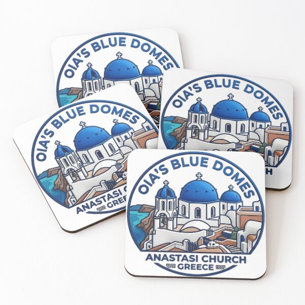 Item preview, OIA'S BLUE DOMES, ANASTASI CHURCH designed and sold by likbatonboot.