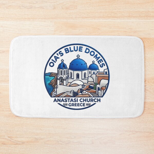 Item preview, OIA'S BLUE DOMES, ANASTASI CHURCH designed and sold by likbatonboot.