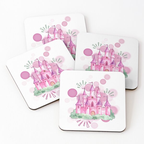 Item preview, Pink Castle - Cute Illustration designed and sold by iamKRUK.