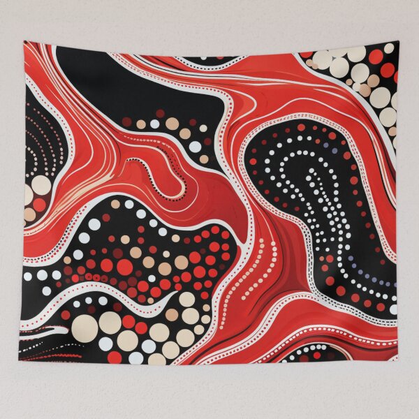 Item preview, Aboriginal Inspired Dot Art - From Lava with Love designed and sold by GrinGalore.