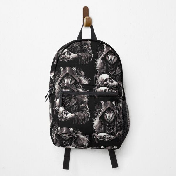 Item preview, Gothic Wolf Holding Skull Graffiti Art designed and sold by cxjrusdkc4.