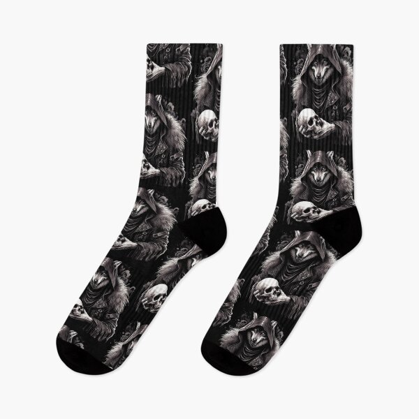Item preview, Gothic Wolf Holding Skull Graffiti Art designed and sold by cxjrusdkc4.