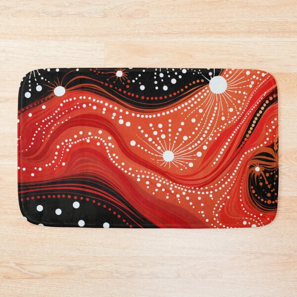 Item preview, Aboriginal Inspired Dot Art - With Night Lava designed and sold by GrinGalore.