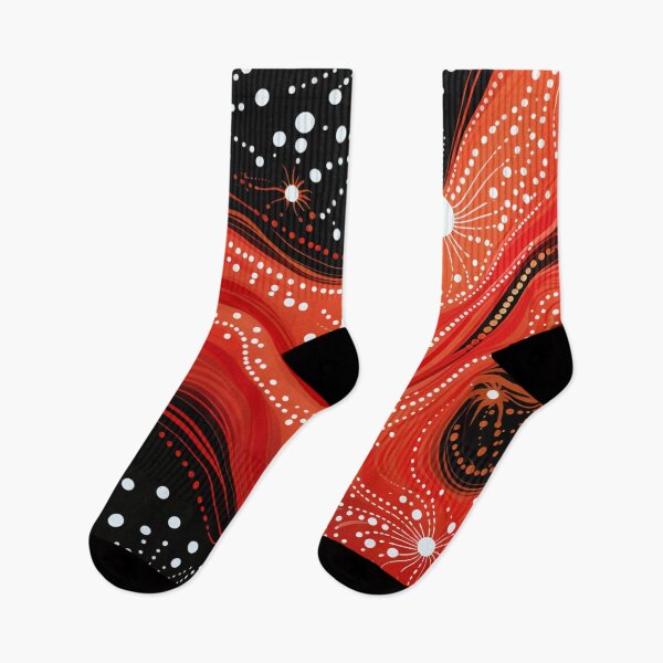 Item preview, Aboriginal Inspired Dot Art - With Night Lava designed and sold by GrinGalore.
