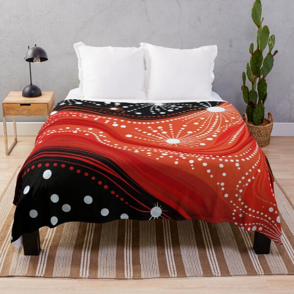 Item preview, Aboriginal Inspired Dot Art - With Night Lava designed and sold by GrinGalore.