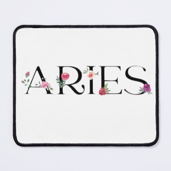 Item preview, Floral Aries Zodiac Design – Aries Flower Aesthetic, Astrology Gift for Women designed and sold by Aisha Creates.