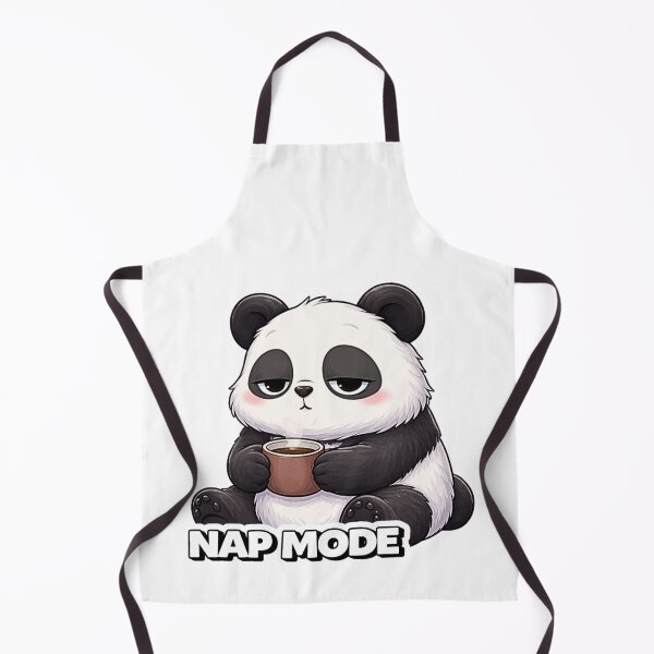 Item preview, Nap Mode tired panda sleep mode design designed and sold by LazyMoodStudio.