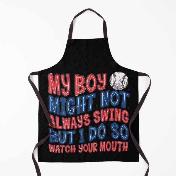 Item preview, Baseball Mom My Boy Might Not Always Swing Watch Your Mouth Sports designed and sold by PhocoNibict.
