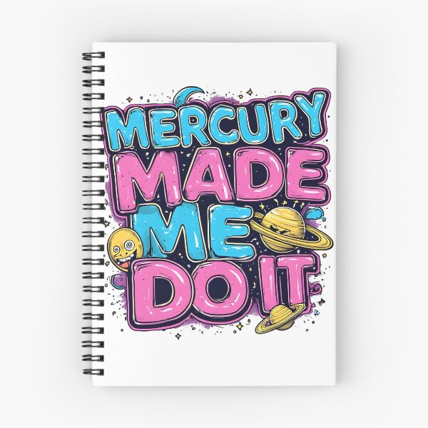 Item preview, Mercury Made Me Do It Funny Retro Art designed and sold by owi-art.