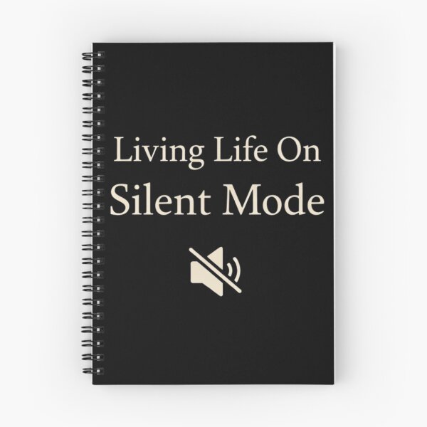 Item preview, Living Life On Silent Mode Minimal Introvert Design designed and sold by Tropivaro.