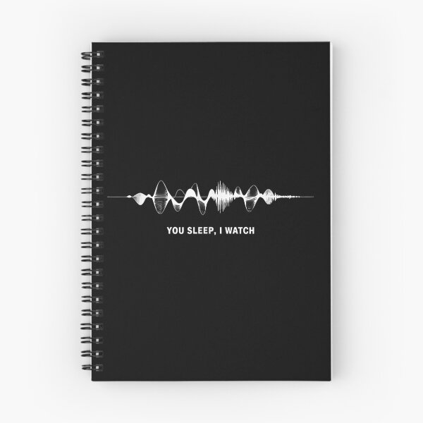 Item preview, You Sleep I Watch Soundwave Audio Frequency Dark Aesthetic Minimalist Graphic designed and sold by ObukiLantara.