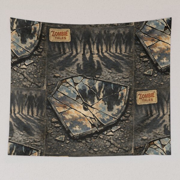 Item preview, Shattered Reflection Path - Zombie Apocalypse designed and sold by bapupa.