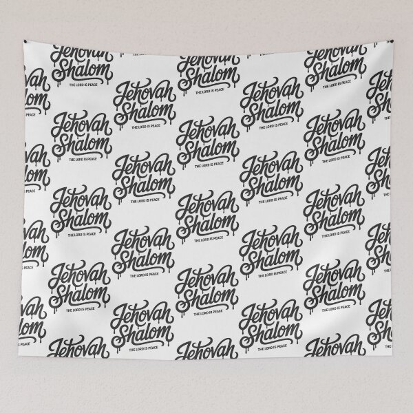 Item preview, Jehovah Shalom The Lord Is Peace Christian Faith Design designed and sold by HahaHandlesHub.