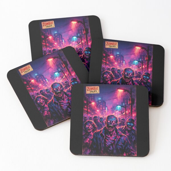Item preview, The Neon Horde - Zombie Apocalypse designed and sold by bapupa.