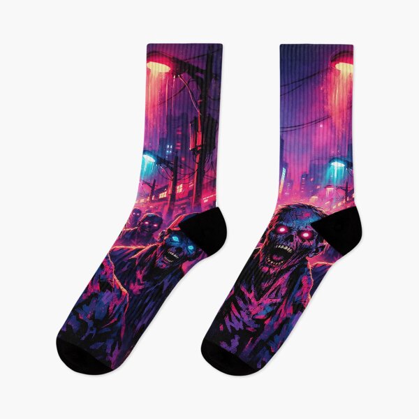 Item preview, The Neon Horde - Zombie Apocalypse designed and sold by bapupa.