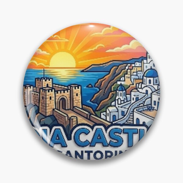 Item preview, OIA CASTLE, SANTORINI designed and sold by likbatonboot.