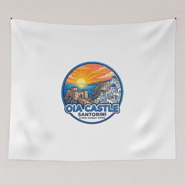 Item preview, OIA CASTLE, SANTORINI designed and sold by likbatonboot.