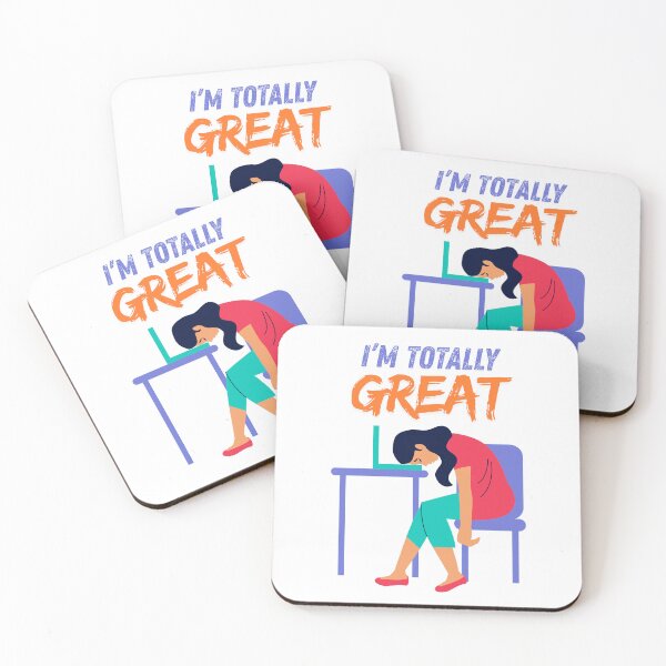 Item preview, I'm Totally Great Sleeping Woman At Work designed and sold by SilverOutlining.