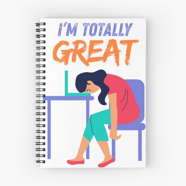 Item preview, I'm Totally Great Sleeping Woman At Work designed and sold by SilverOutlining.
