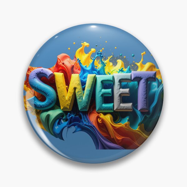 Item preview, Sweet 3D Puffy Gummy Candy Typography Art designed and sold by icemanphotos.