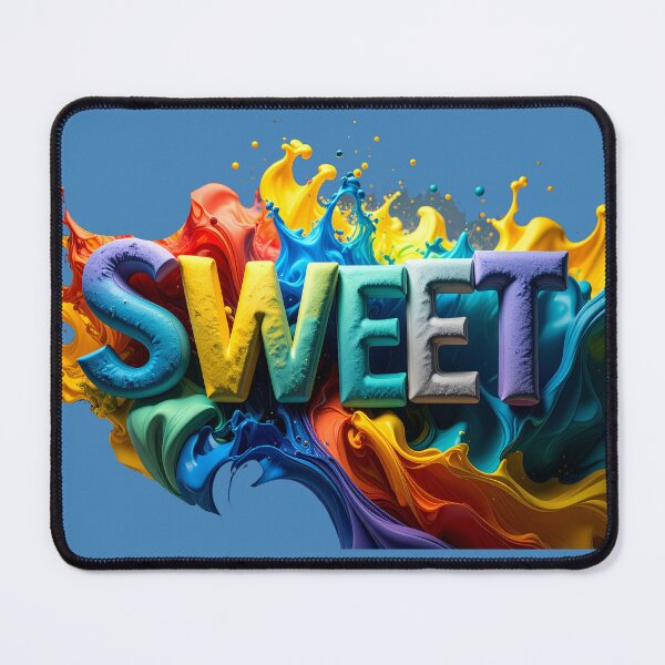 Item preview, Sweet 3D Puffy Gummy Candy Typography Art designed and sold by icemanphotos.