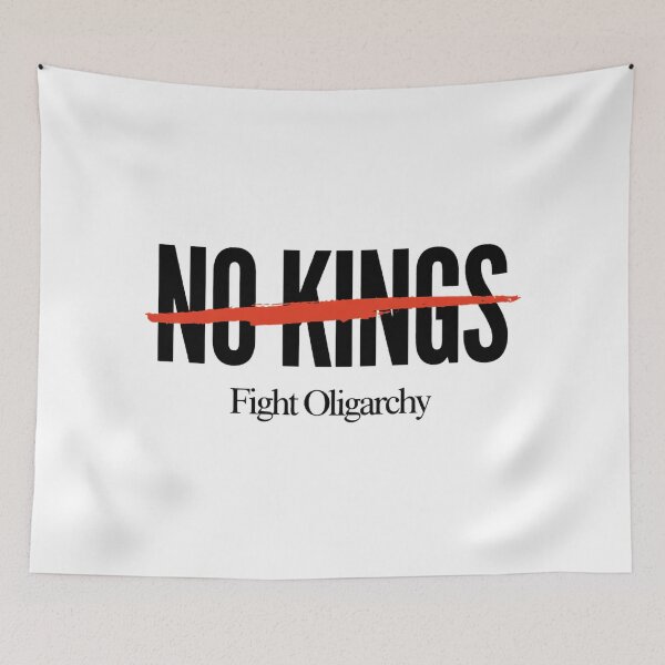 Item preview, No Kings Fight Oligarchy designed and sold by SignumShop.