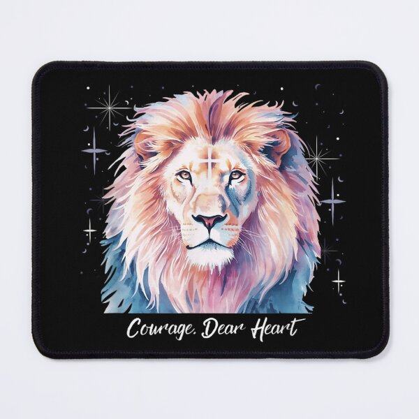 Item preview, Courage Dear Heart Watercolor Lion Lion of Judah Christian Faith Inspirational designed and sold by ObukiLantara.