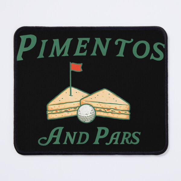 Item preview, Pimentos And Pars Golf Sandwich Masters Tournament Style Sport Food Illustration designed and sold by ObukiLantara.