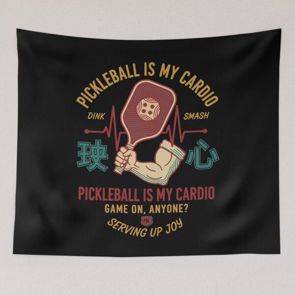 Artikelvorschau, Pickleball Is My Cardio Funny Player Love entworfen und verkauft von LuminOrb.