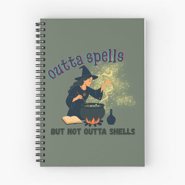Item preview, outta spells but not outta shells designed and sold by TrueFeminine.