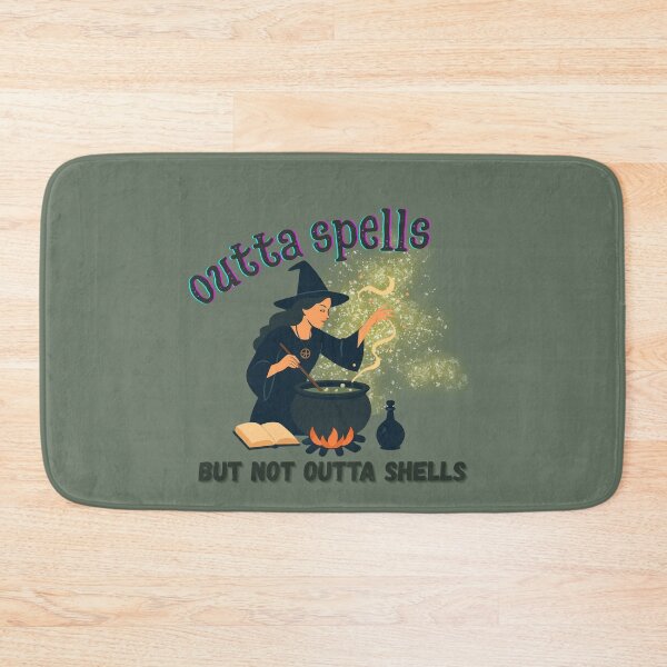 Item preview, outta spells but not outta shells designed and sold by TrueFeminine.