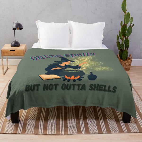 Item preview, outta spells but not outta shells designed and sold by TrueFeminine.