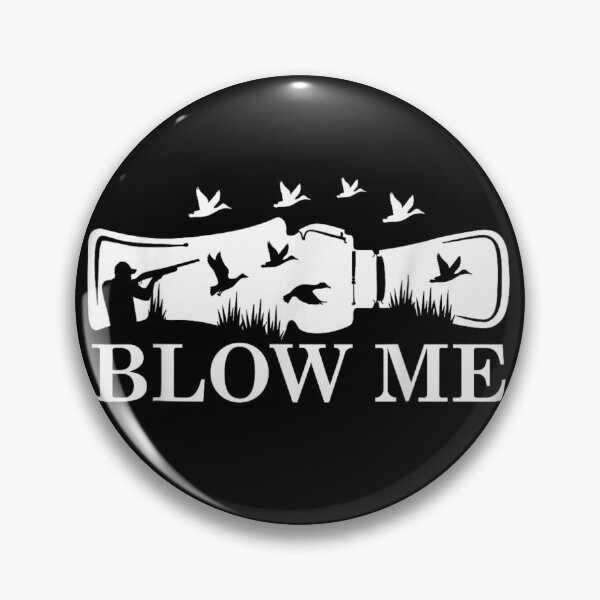 Item preview, Funny Duck Hunting Blow Me Call Duck Hunter Silhouette Outdoor Sports designed and sold by ObukiLantara.