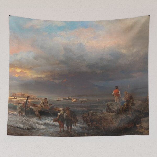 Item preview, The Bay Of Naples And Vesuvius In The Background designed and sold by SharonTheFirst.